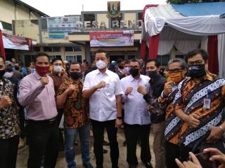 Kunjungan Kerja Menteri Sosial Ke Desa Benda dan Desa Kutajaya